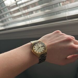 Seiko Bell-Matic Alarm 17 Jewel automatic watch, model 4006-6050